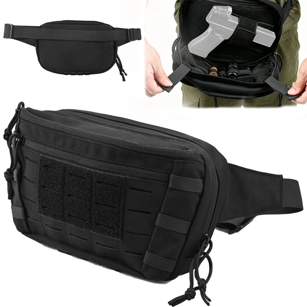 Edc Carry Pistols - Tactical Pistol Waist Bag CCW Fanny