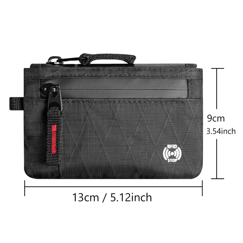 Edc Carry Coins - Ultra-Thin RFID Anti-Theft EDC Wallet, Multi-Compartment