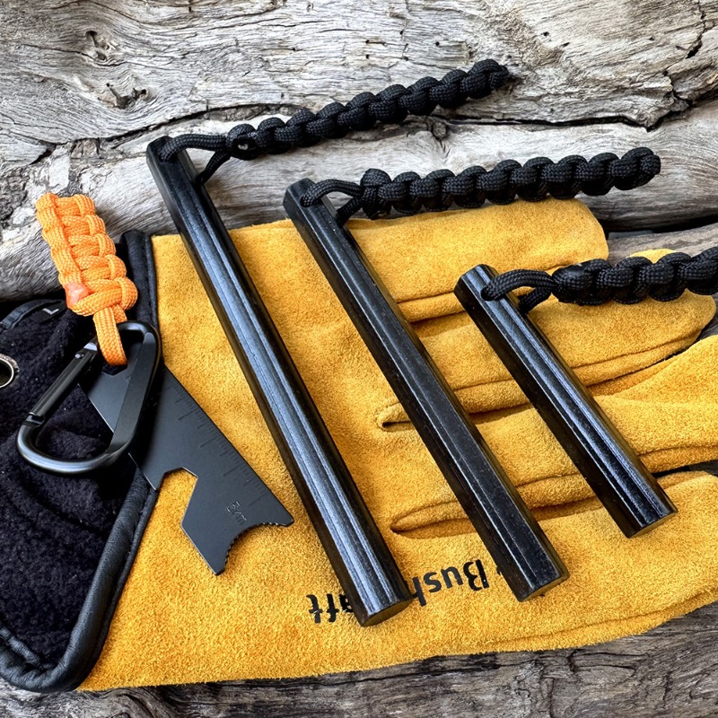 Ferro Rod Striker - Hand Woven Rope Hexagonal Flint Magnesium