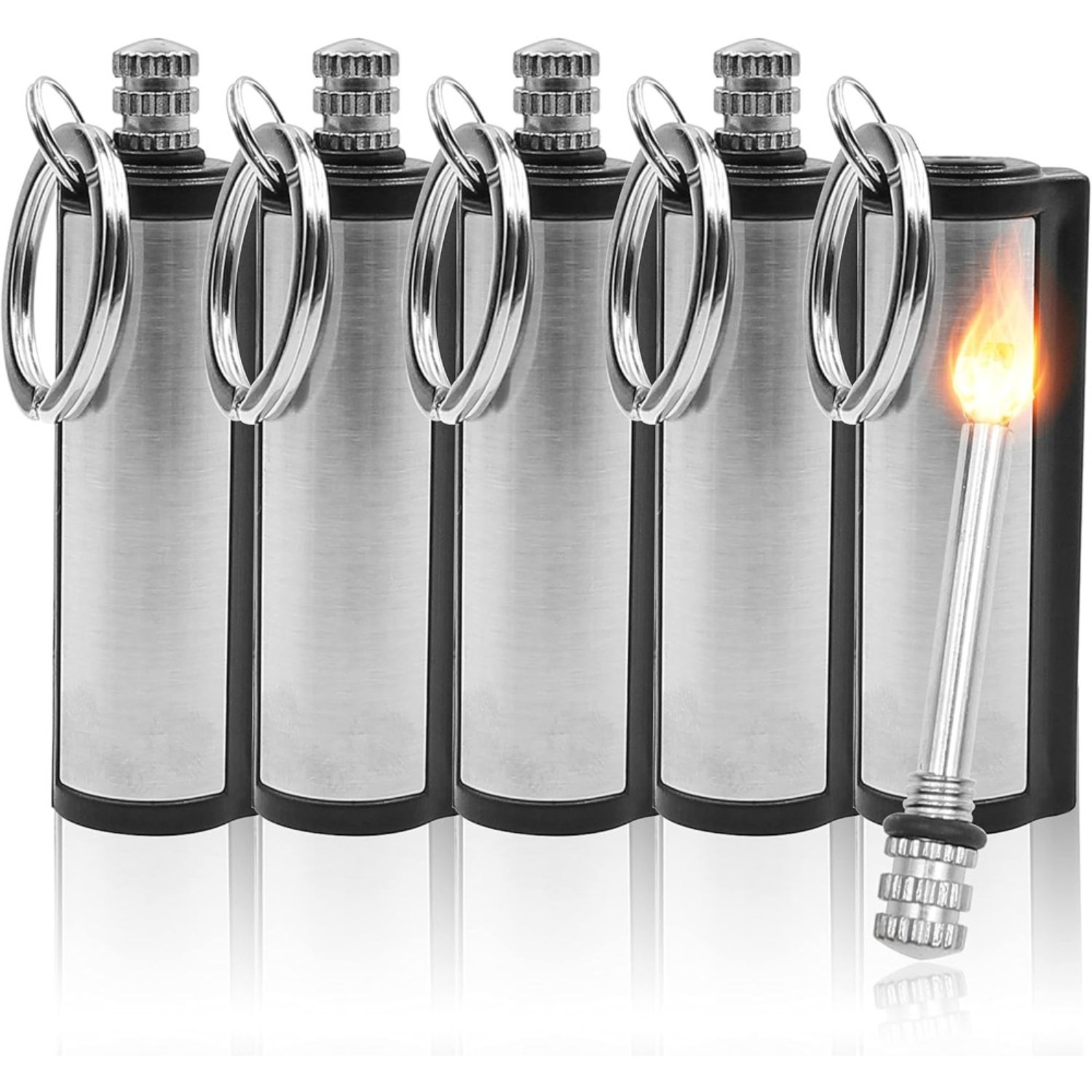 Ferro Rod Striker - 1-5-pack Magnesium flint set, waterproof emergency