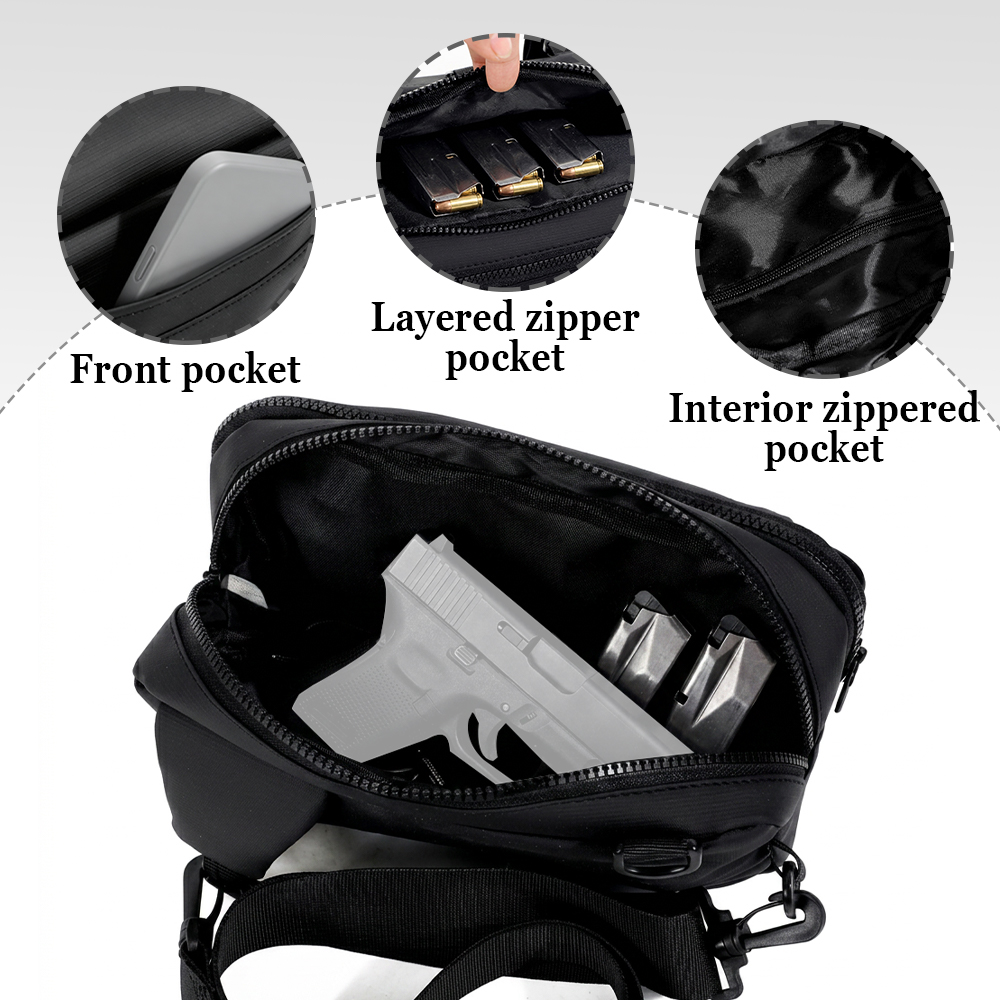Tactical Pistol Gun Bag Concea - đánh giá và giá Edc Concealed Carry Backpack