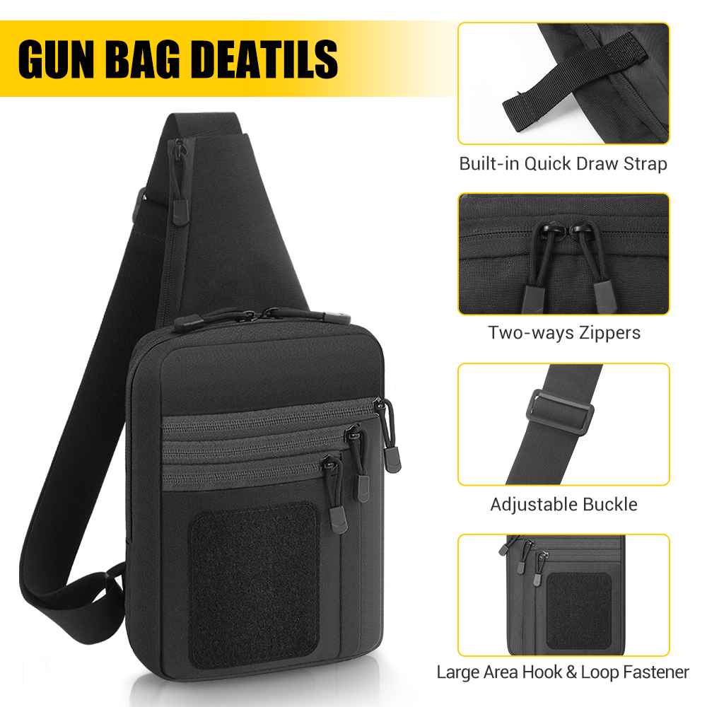 Tactical Pistol Gun Bag Concea - đánh giá và giá Edc Carry Pistols