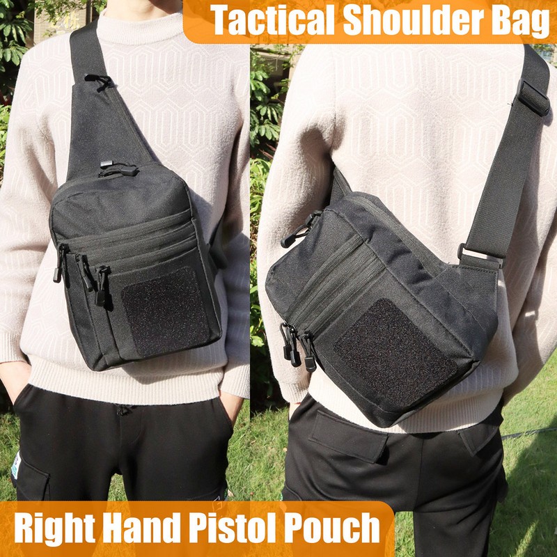 New Tactical Chest Bag Pistol  - đánh giá và giá Edc Concealed Carry Backpack
