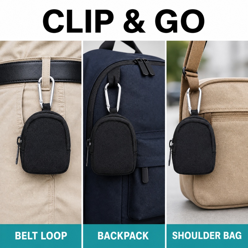 Mini Zipper Key Coin Pouch wit - đánh giá và giá Edc Carry Coins