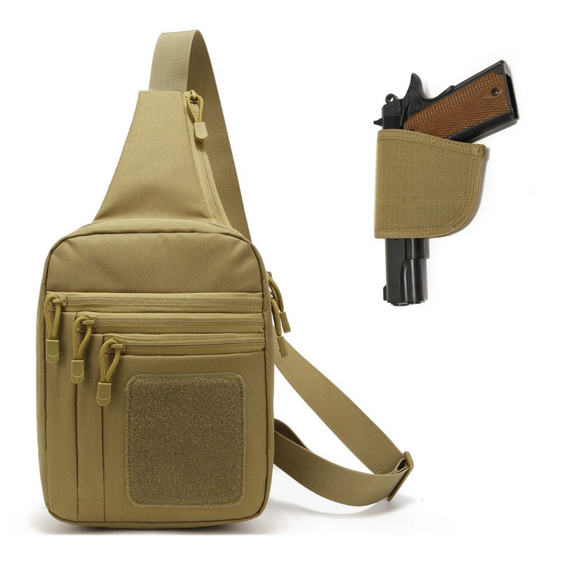 New Tactical Chest Bag Pistol  - đánh giá và giá Edc Concealed Carry Backpack