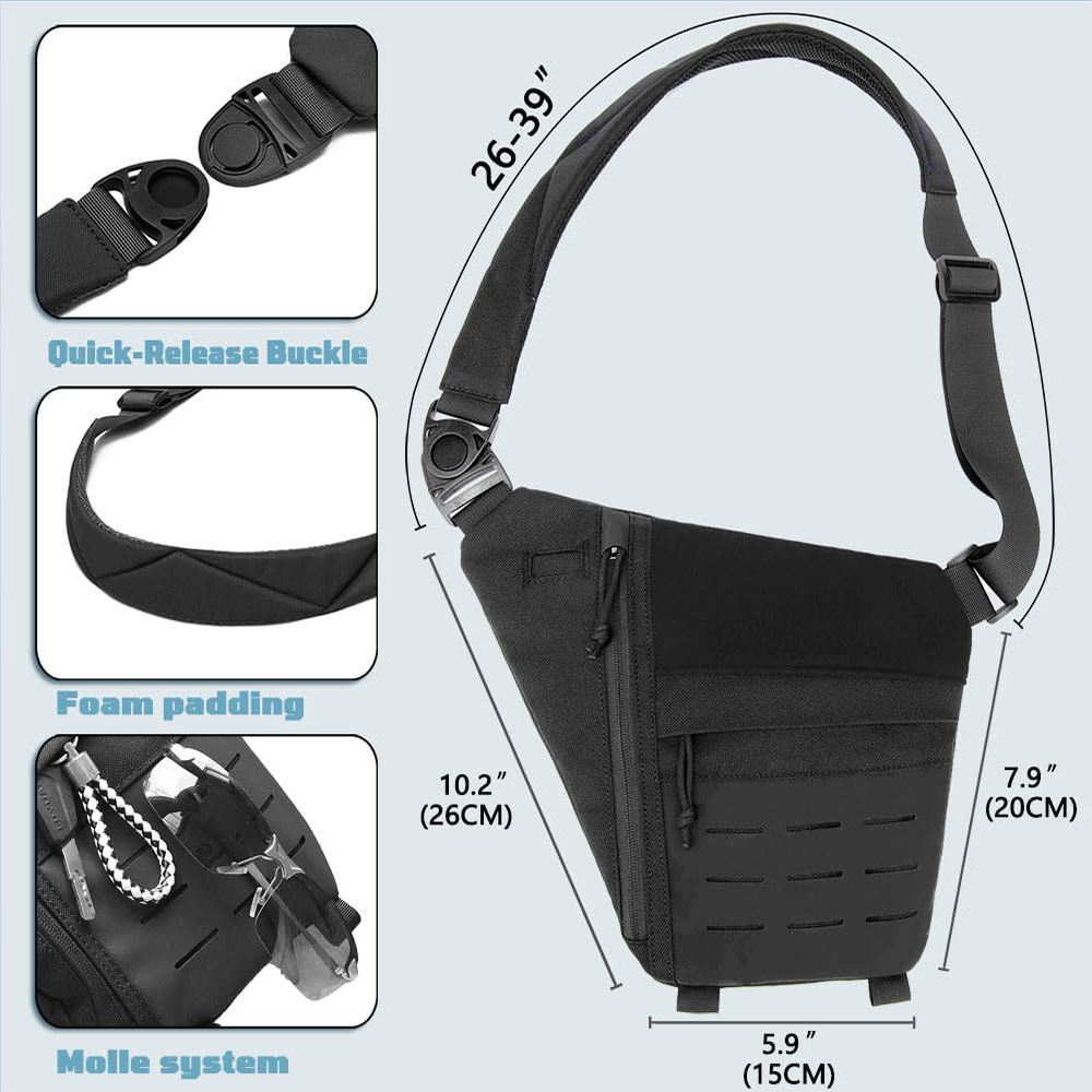 Tactical Bag Concealed Gun Bag - đánh giá và giá Edc Concealed Carry Backpack